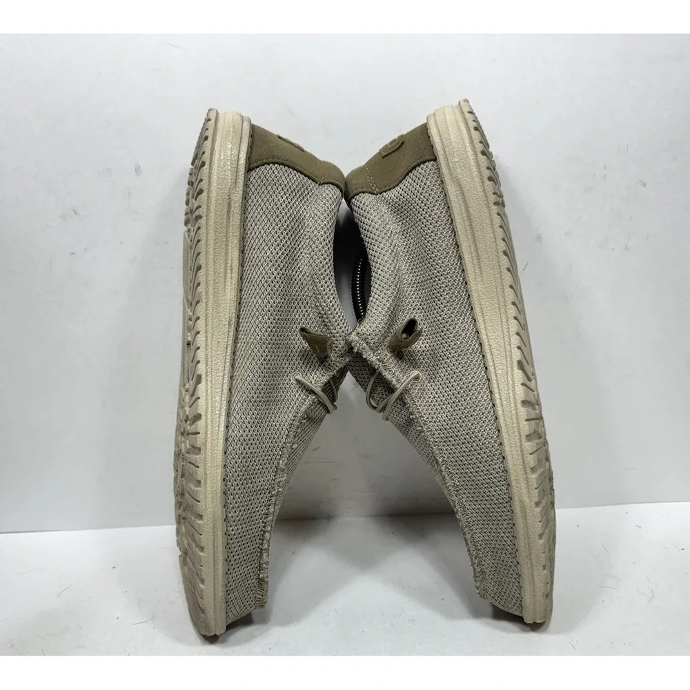 Hey Dude Wally Sox Beige Shoes Men's Size 13 Slip On Casual